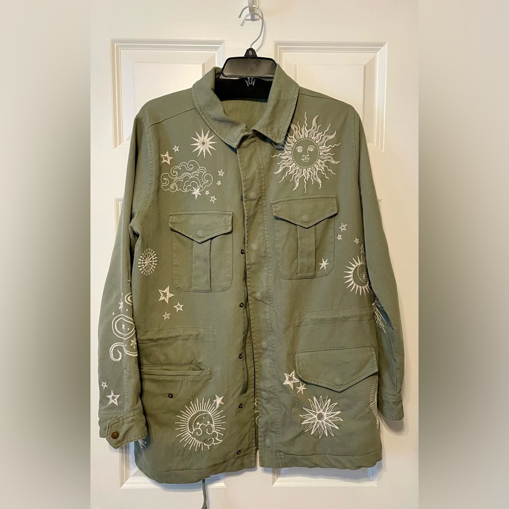 Johnny Was - Andromeda Paris Drawstring Army Coat - Medium